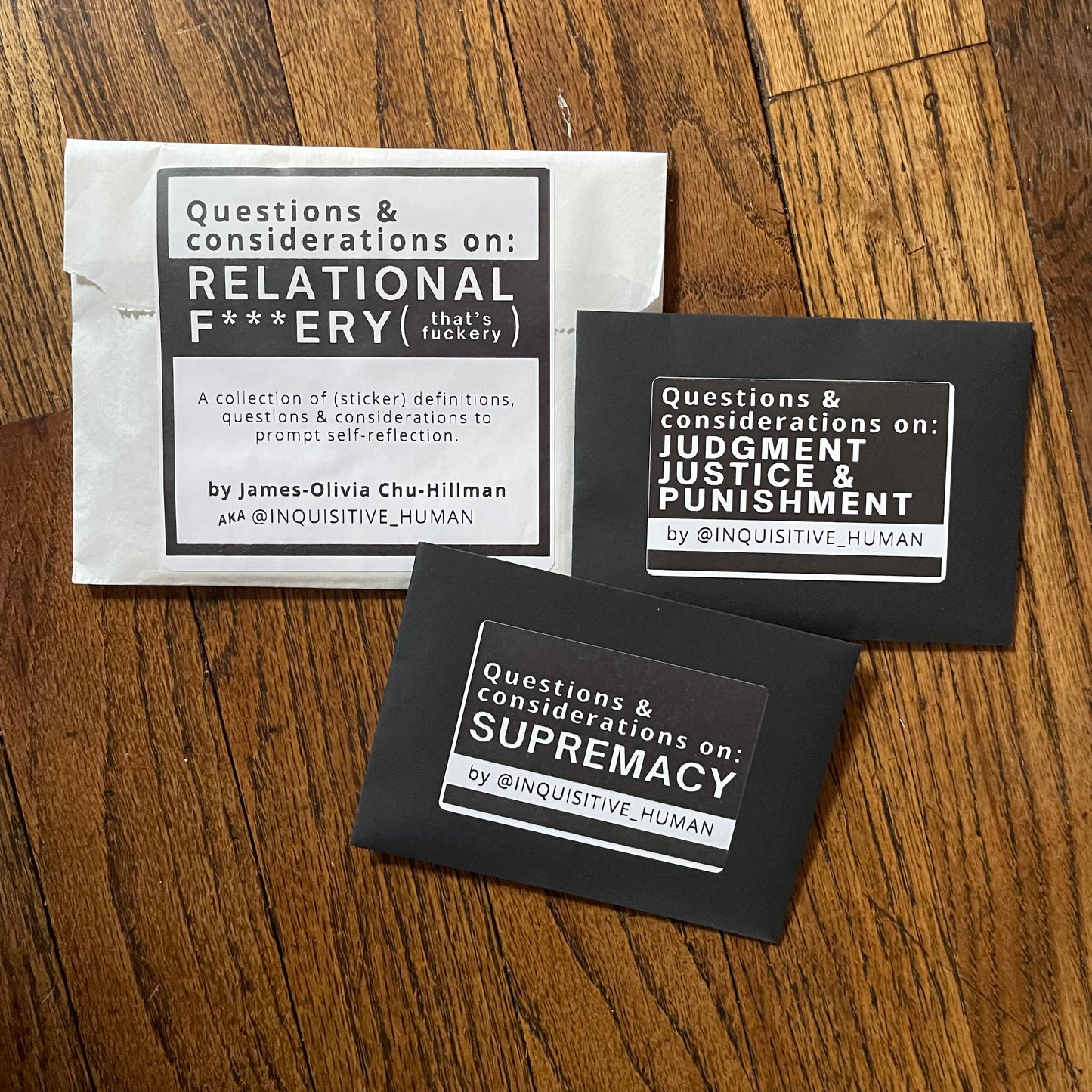 *BUNDLE* 4 InquisitiveHuman x DisobedientGA sticker packs