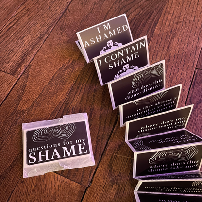 Questions for my shame sticker pack