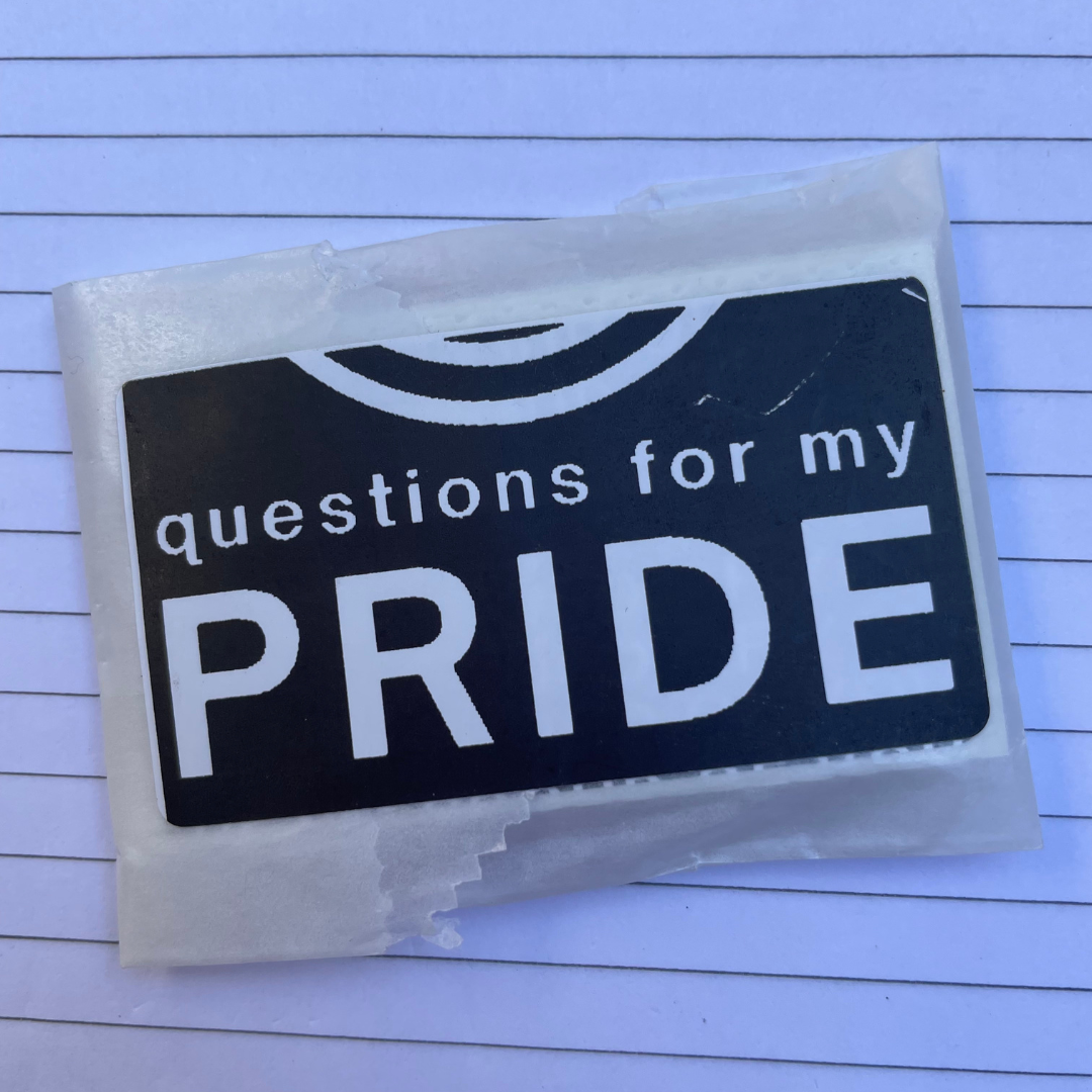 Questions for My Pride sticker pack