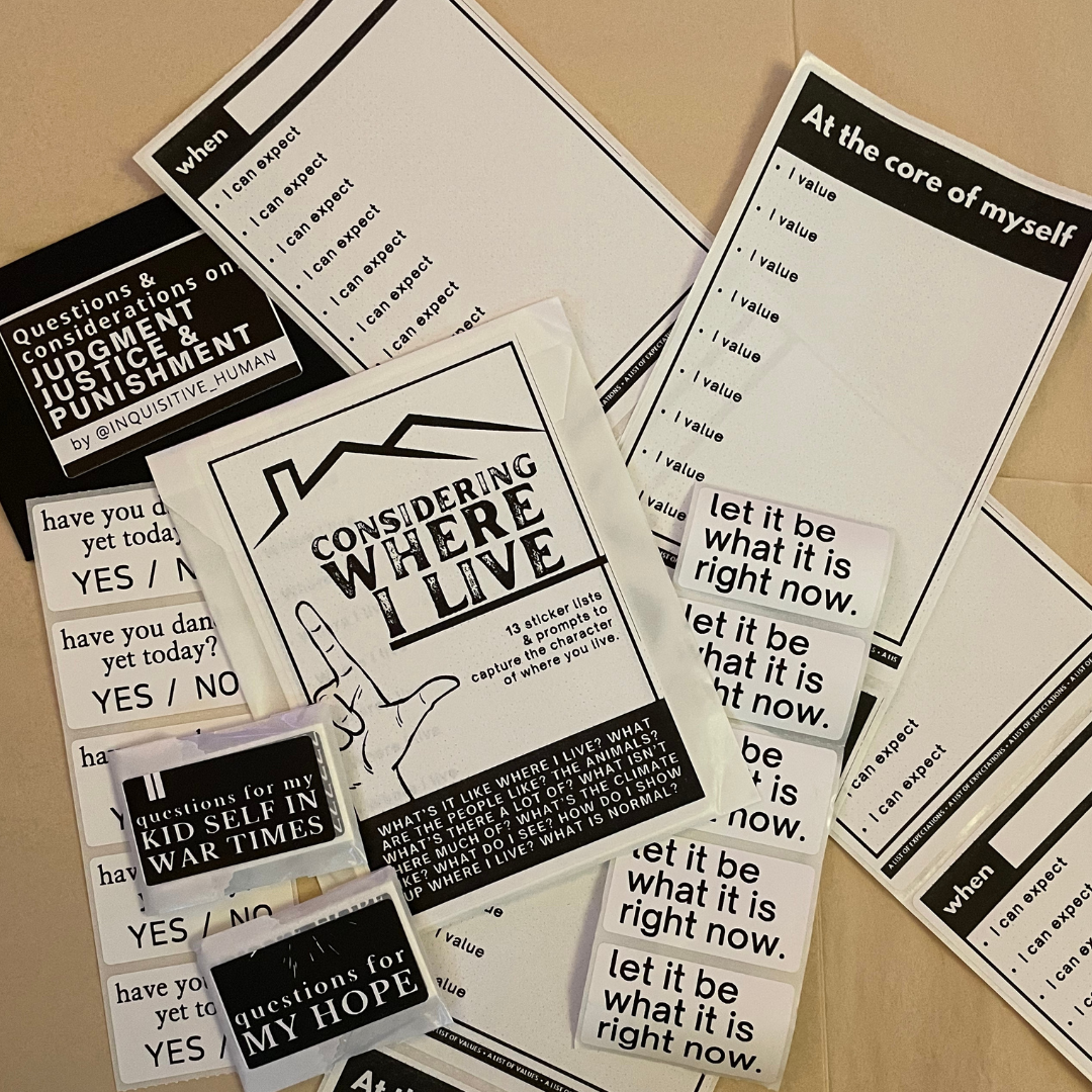 Bundle - COMING HOME - a bundle of stickers to bring your considering home