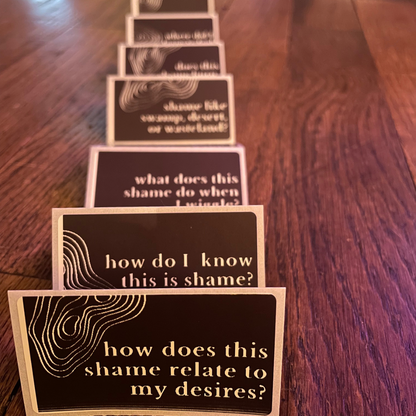 Questions for my shame sticker pack