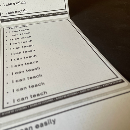 Considering Skill & Ability: Sticker lists to map your skills & abilities