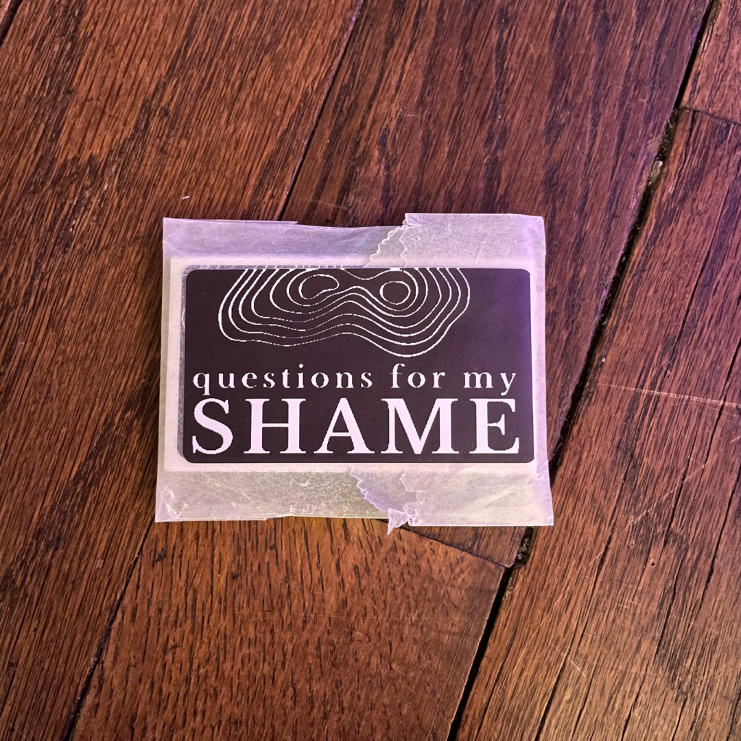 Questions for my shame sticker pack