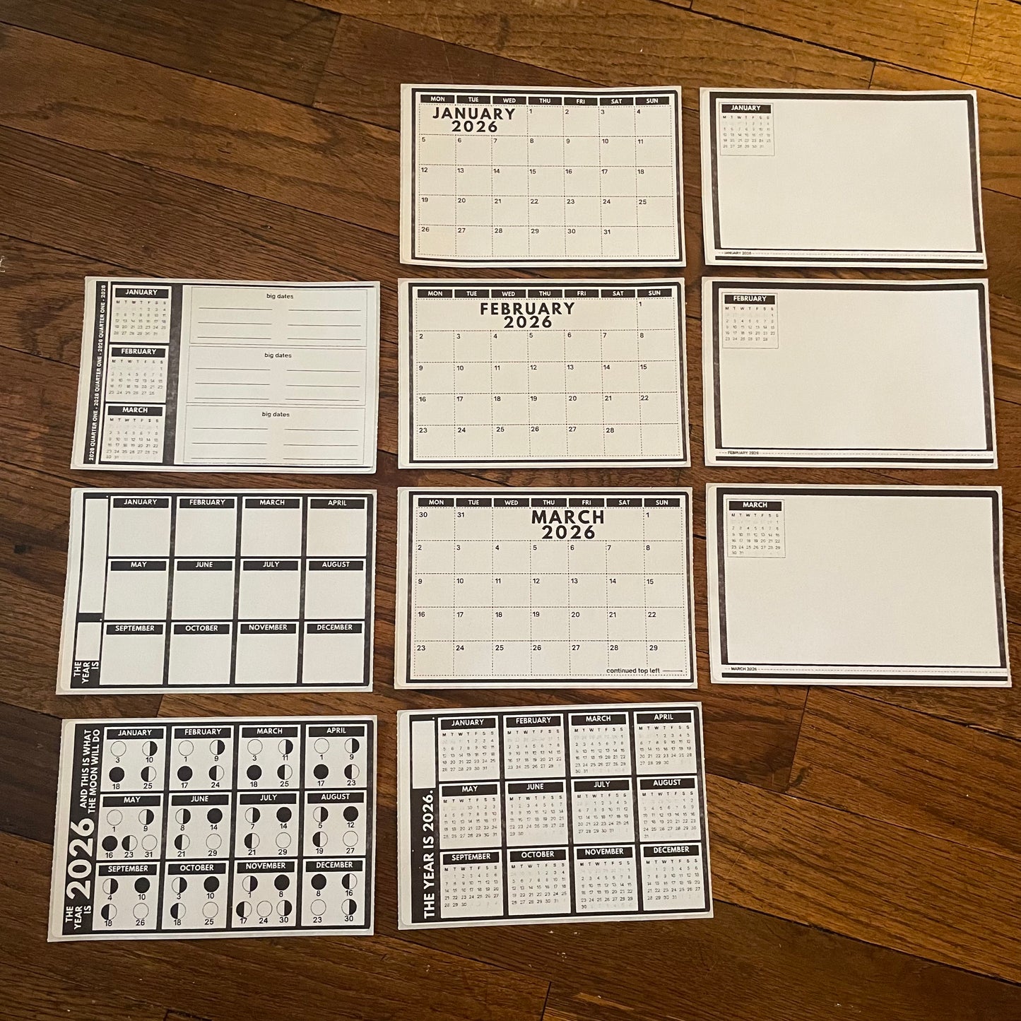 CONSIDERING 2026: Quarterly Mapping Stationery Sticker packs