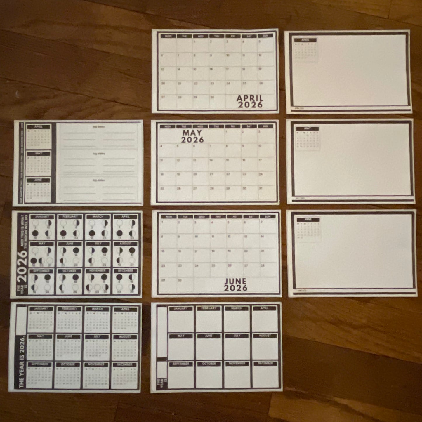 CONSIDERING 2026: Quarterly Mapping Stationery Sticker packs