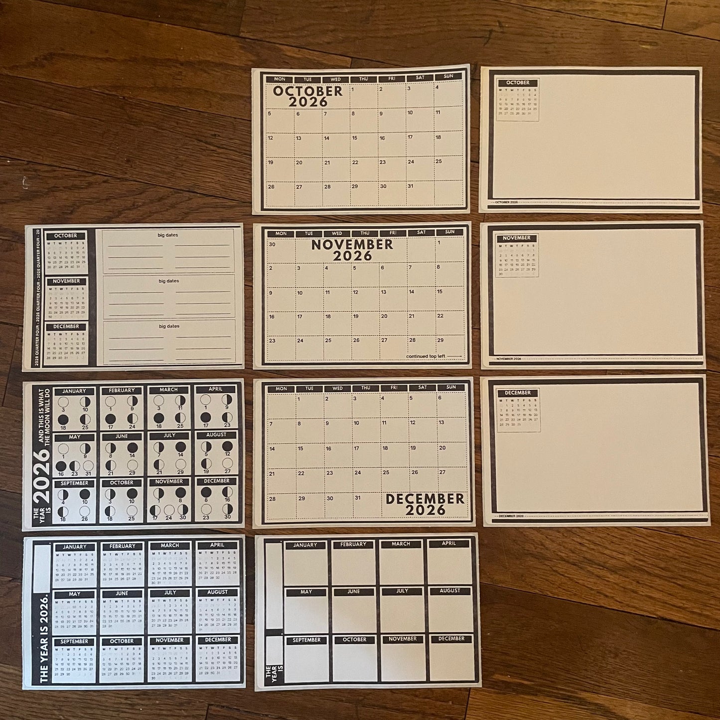 CONSIDERING 2026: Quarterly Mapping Stationery Sticker packs