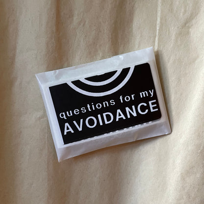 Questions for My Avoidance sticker pack