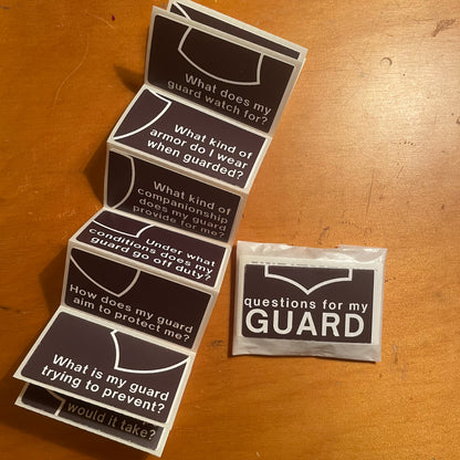 Questions for My Guard sticker pack