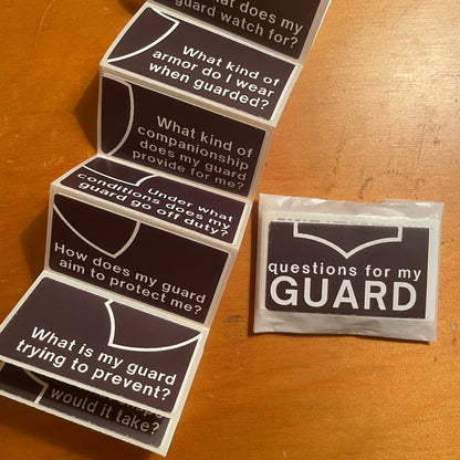 Questions for My Guard sticker pack