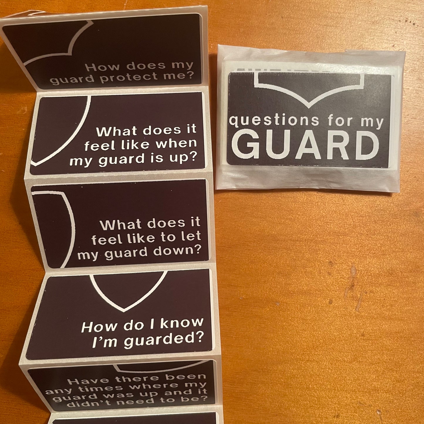 Questions for My Guard sticker pack