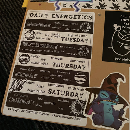 Daily Energetics Sticker