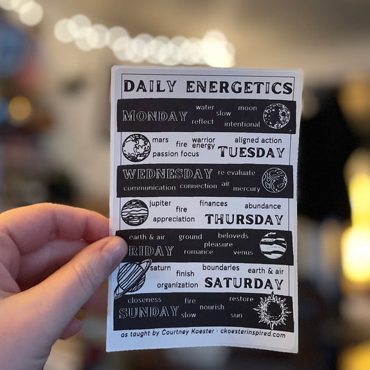 Daily Energetics Sticker