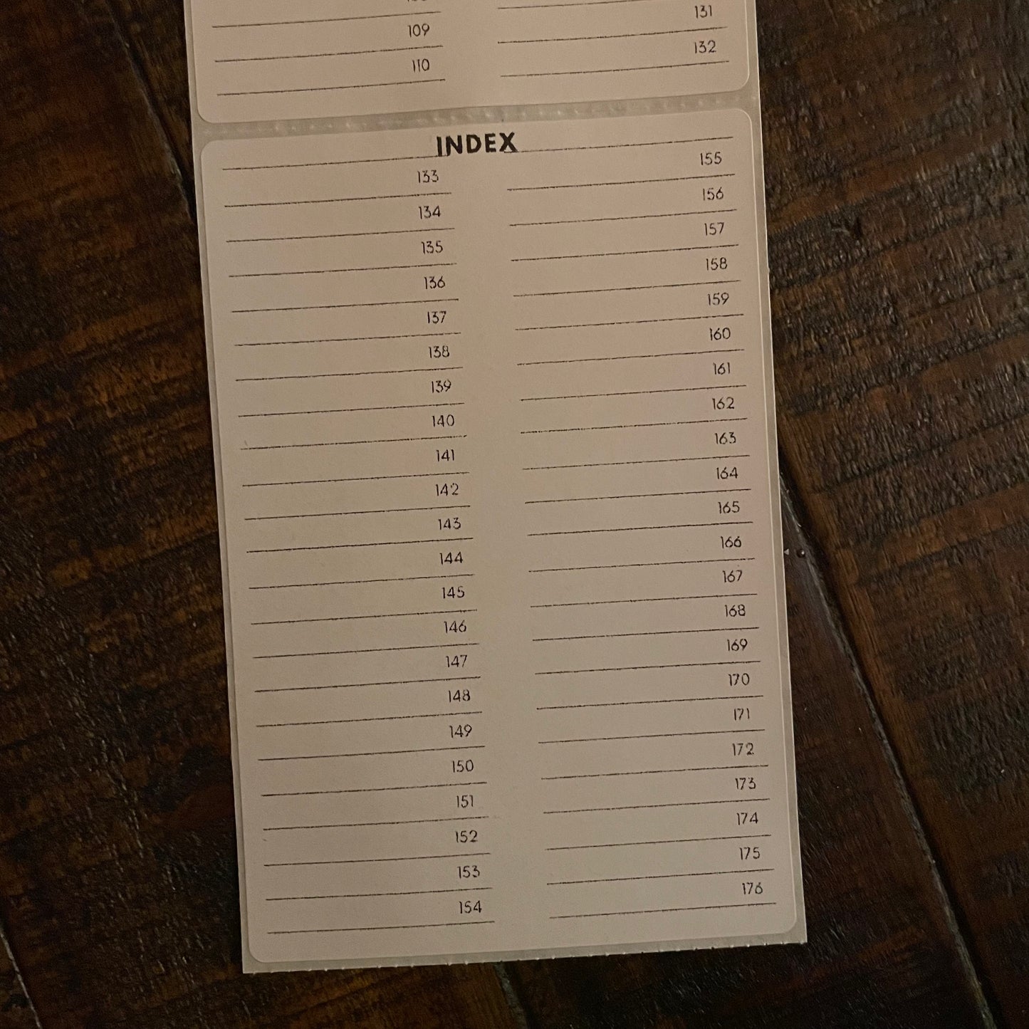 Index ( up to 176 pages)