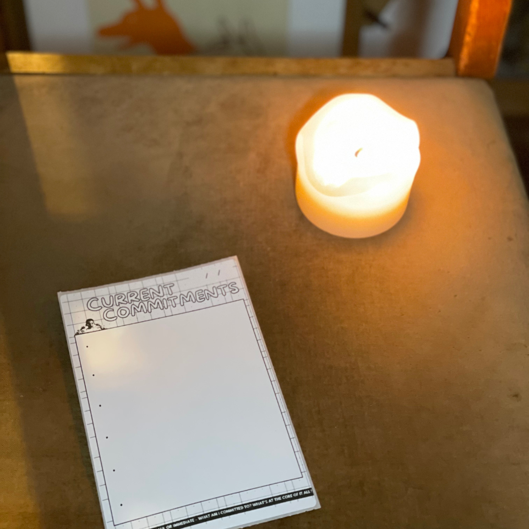 Current Commitments (to my Self) sticker – Disobedient Goods & Apparel