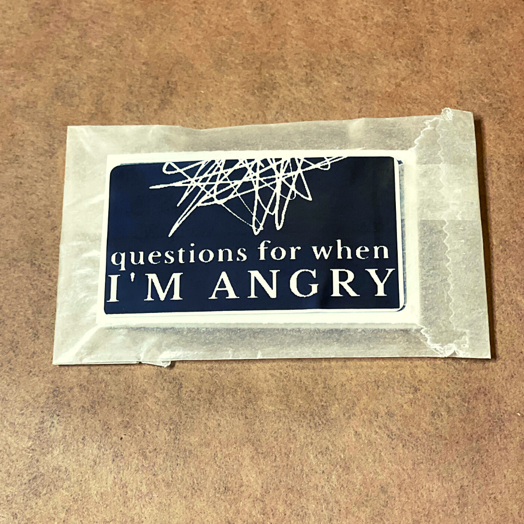 Questions for When I'm Angry sticker pack