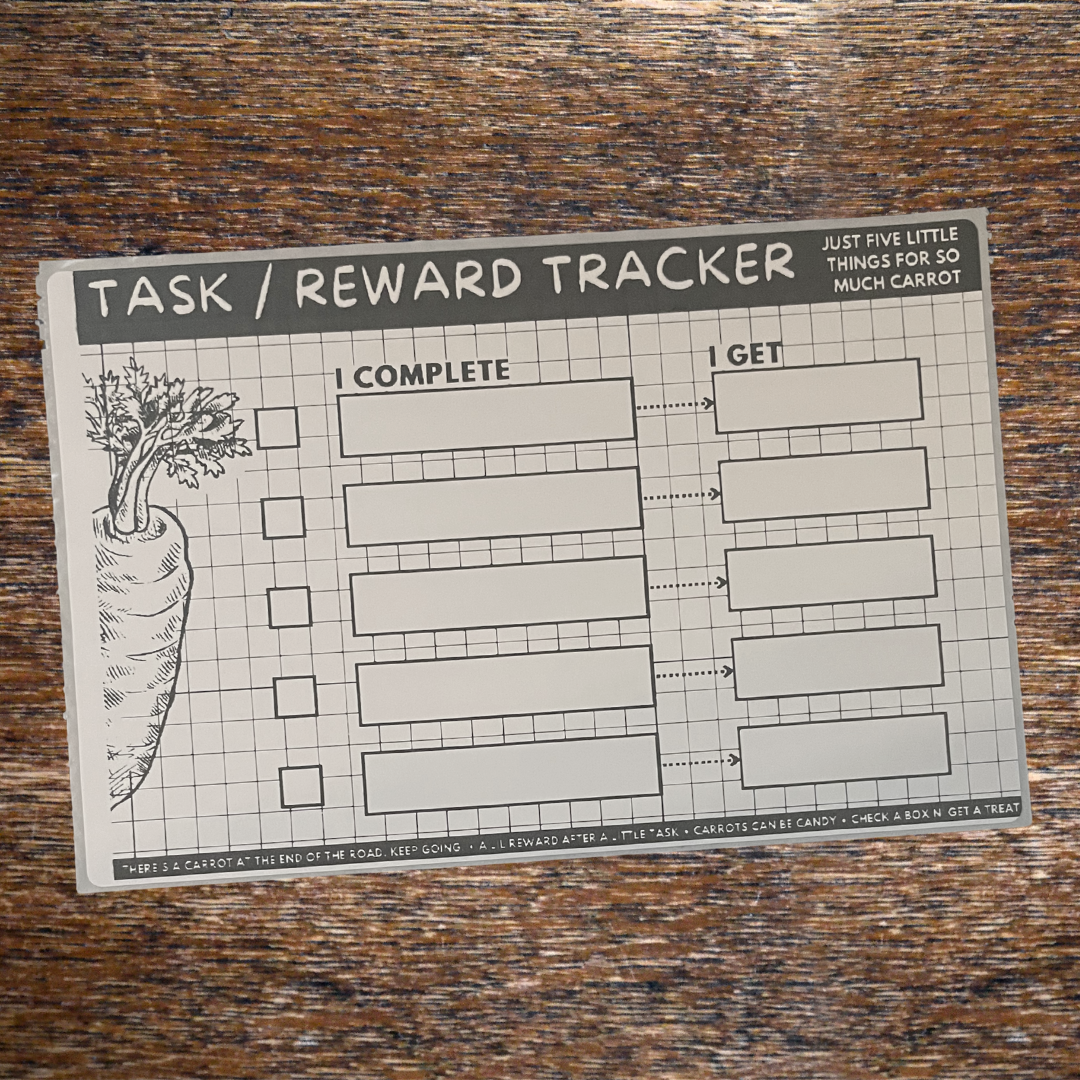 If I complete... I get Reward Based Task Tracking sticker