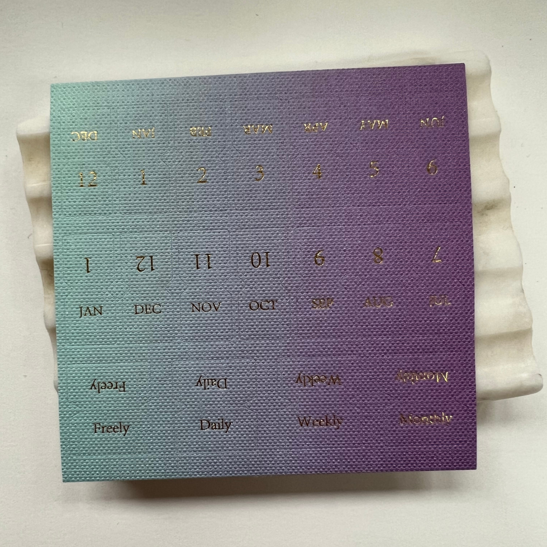 Calendar Linen Tab stickers