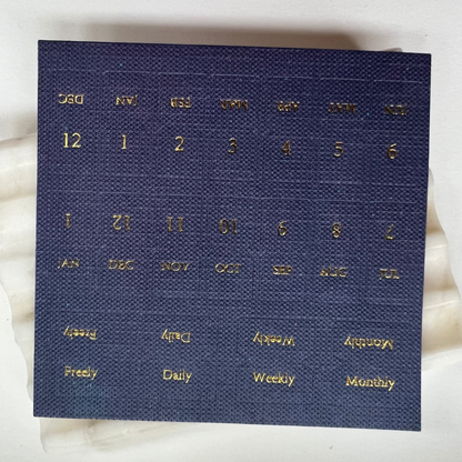 Calendar Linen Tab stickers